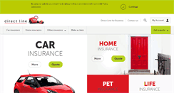 Desktop Screenshot of directline.com
