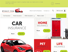 Tablet Screenshot of directline.com